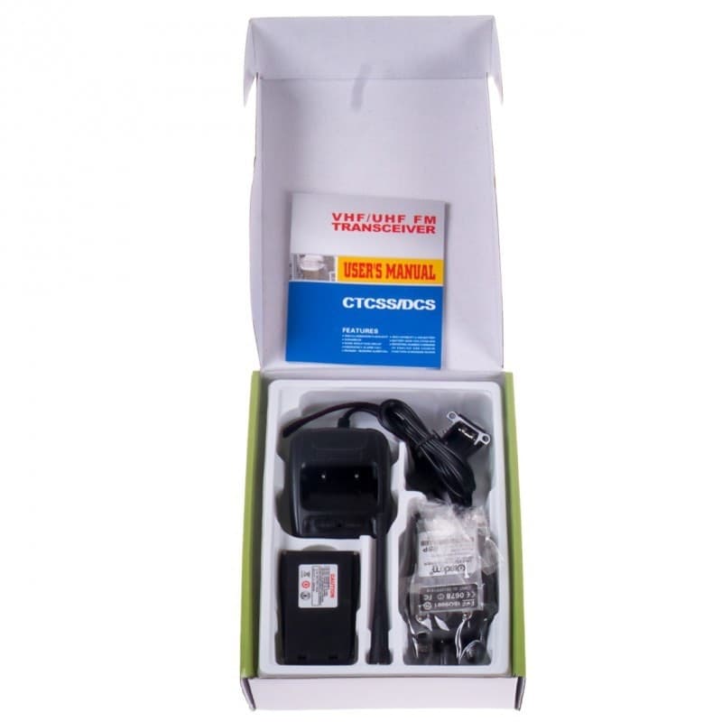 WALKIE TALKIE RICETRASMETTITORE WISDOM POTENZA 5W 16 CANALI BATTERIA AL LITIO - 9