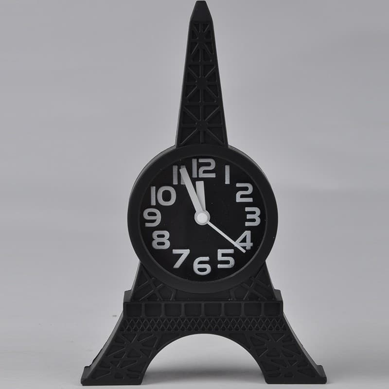 SVEGLIA DA TAVOLO A FORMA DI TORRE EIFFEL PARIGI ANALOGICA ALLARME COLORATA - 5
