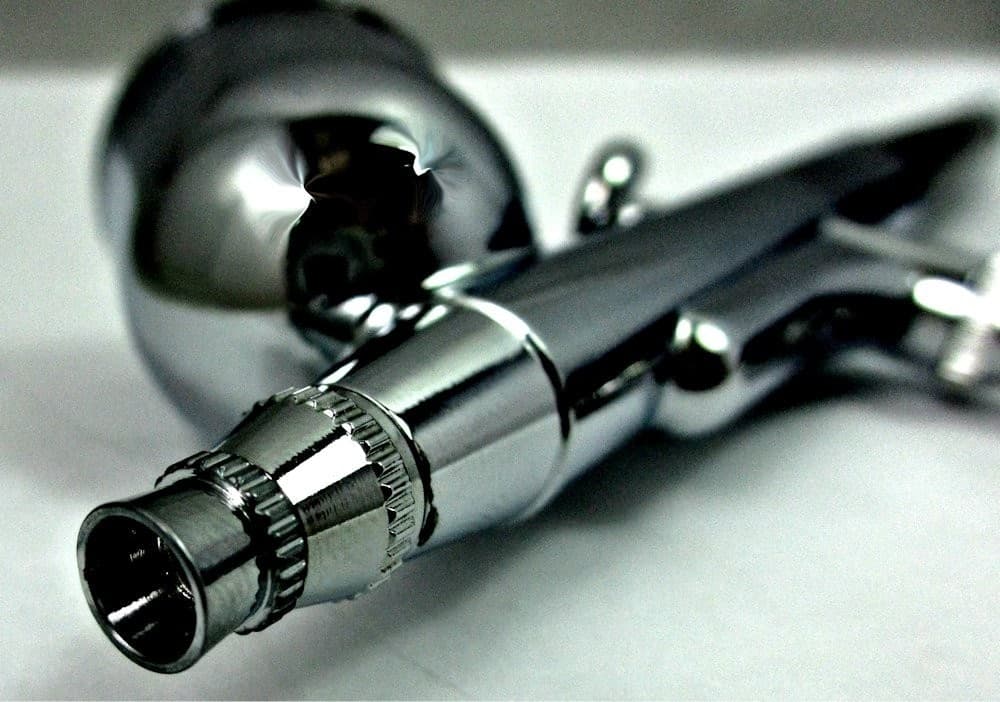 AEROGRAFO DOPPIA AZIONE TRATTO FINE 0,3MM PER COMPRESSORE AEROPENNA HD-130 - 4