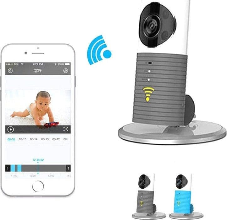 TELECAMERA WIFI VIDEOSORVEGLIANZA IP CAMERA SENSORE DI MOVIMENTO LED P2P MICROSD - 2