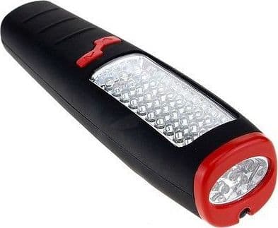 TORCIA LAMPADA CALAMITA GANCIO 37 LED 30 LED + 7 LED PER CASA AUTO UFFICIO - 5