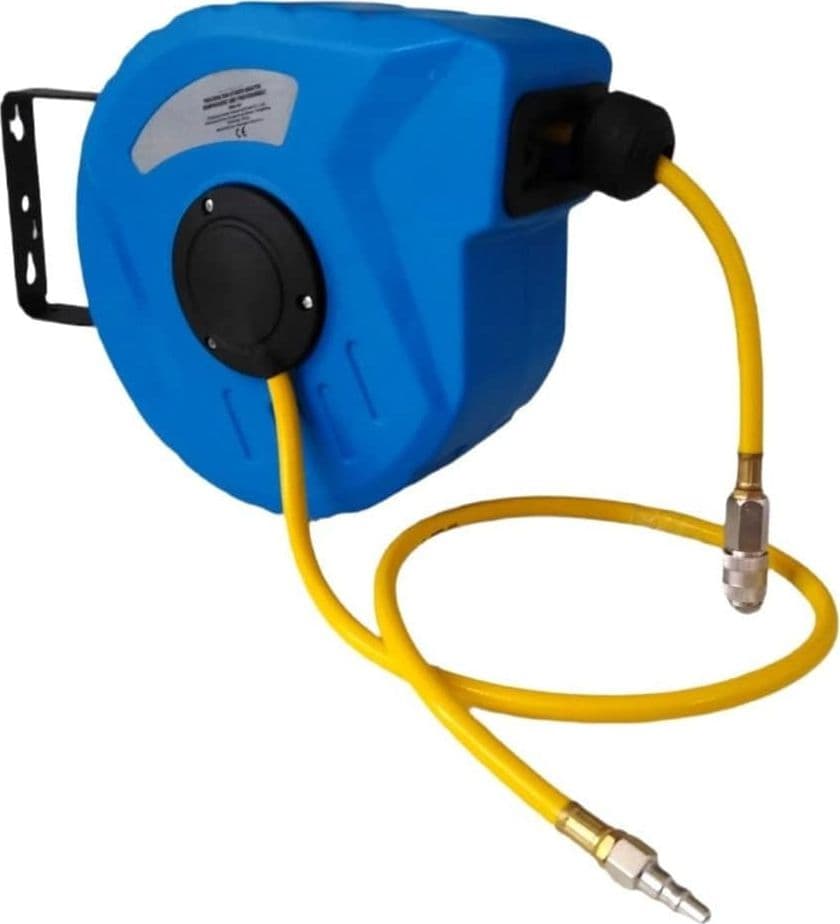 AVVOLGITUBO PROLUNGA ARIA COMPRESSA TUBO CAVO 12MT PORTATILE XBA-03 - 4