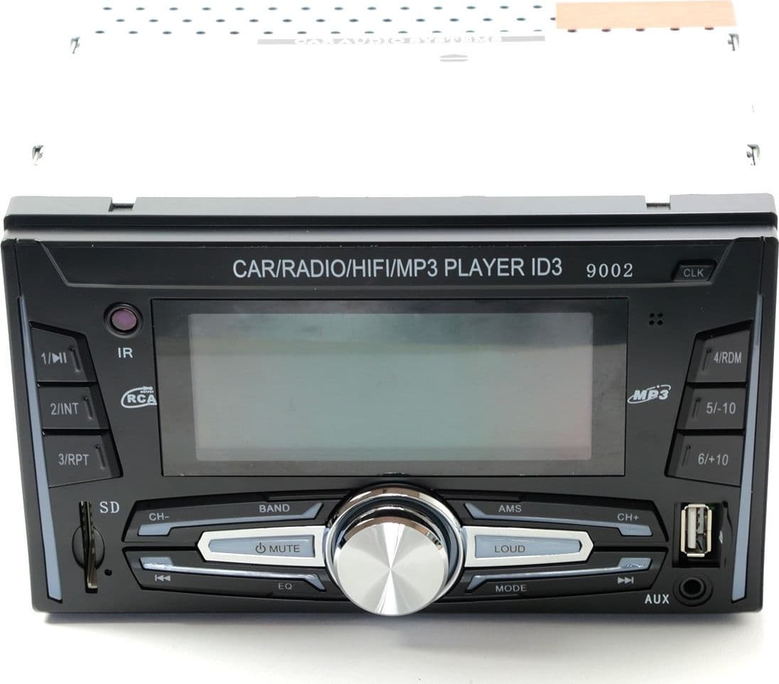 AUTORADIO PER AUTO DOPPIO DIN USB SD FM MP3 AUX 25Wx4 LETTORE SD MP3-9002 - 2