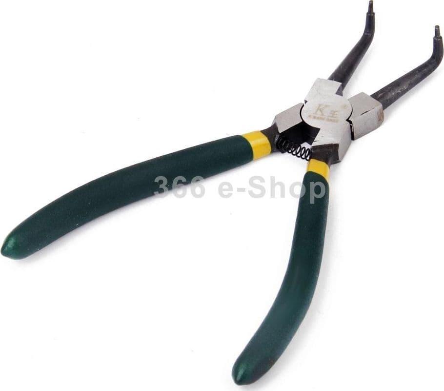 PINZA FERMI APRI ANELLI ELASTICI DI SICUREZZA CON BECCHI PIEGATI A 90° - 2