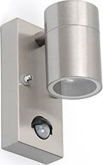 APPLIQUE LAMPADA DA PARETE CORPO IN ALLUMINIO CON SENSORE MOVIMENTO GU10 IP44 - 3