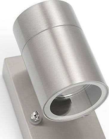 APPLIQUE LAMPADA DA PARETE CORPO IN ALLUMINIO CON SENSORE MOVIMENTO GU10 IP44 - 5