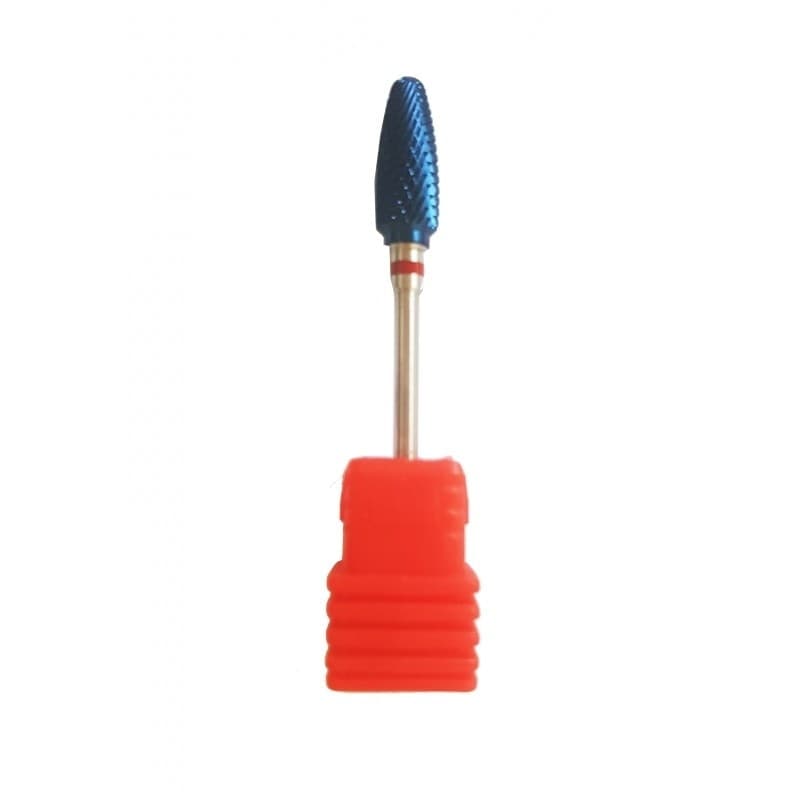 PUNTA FRESA IN CARBIDE CONICA GRANA F DURA 3/32" LIMA NAIL ART RICOSTRUZIONE