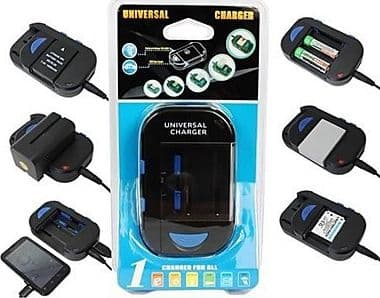 CARICA BATTERIA UNIVERSALE CASA AUTO FOTOCAMERE CELLULARE SMARTPHONE BATTERIE - 6
