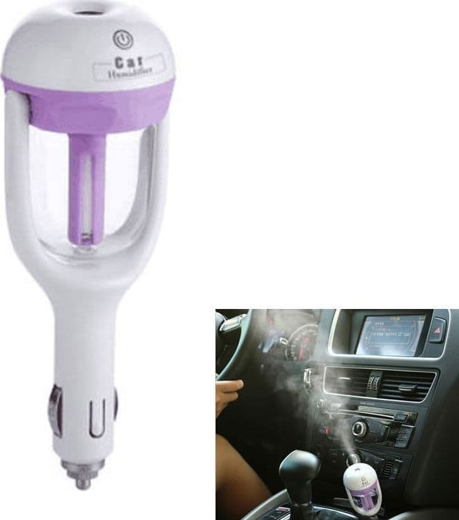 UMIDIFICATORE ARIA OLIO ESSENZIALE AROMATERAPIA DIFFUSORE PURIFICATORE PER AUTO - 7