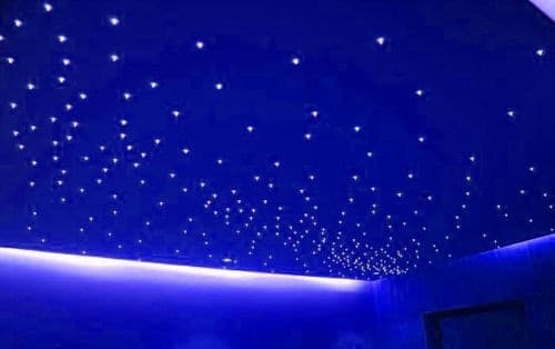 PUNTO LUCE 9 LED SOFFITTO CIELO STELLATO BIANCO FREDDO CALDO NATURALE BLU 1W - 5