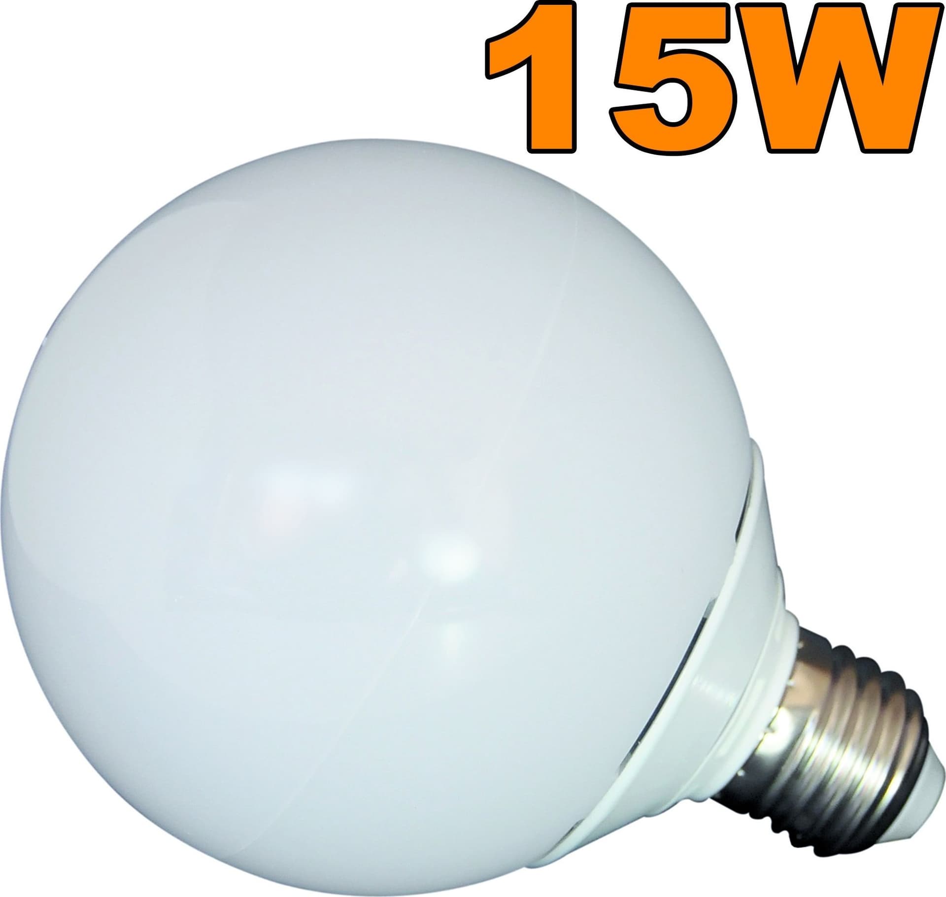 LAMPADINA LAMPADA LED GLOBO G20 SFERA BULBO LUCE FREDDA 15 18W CON ATTACCO E27 - 3