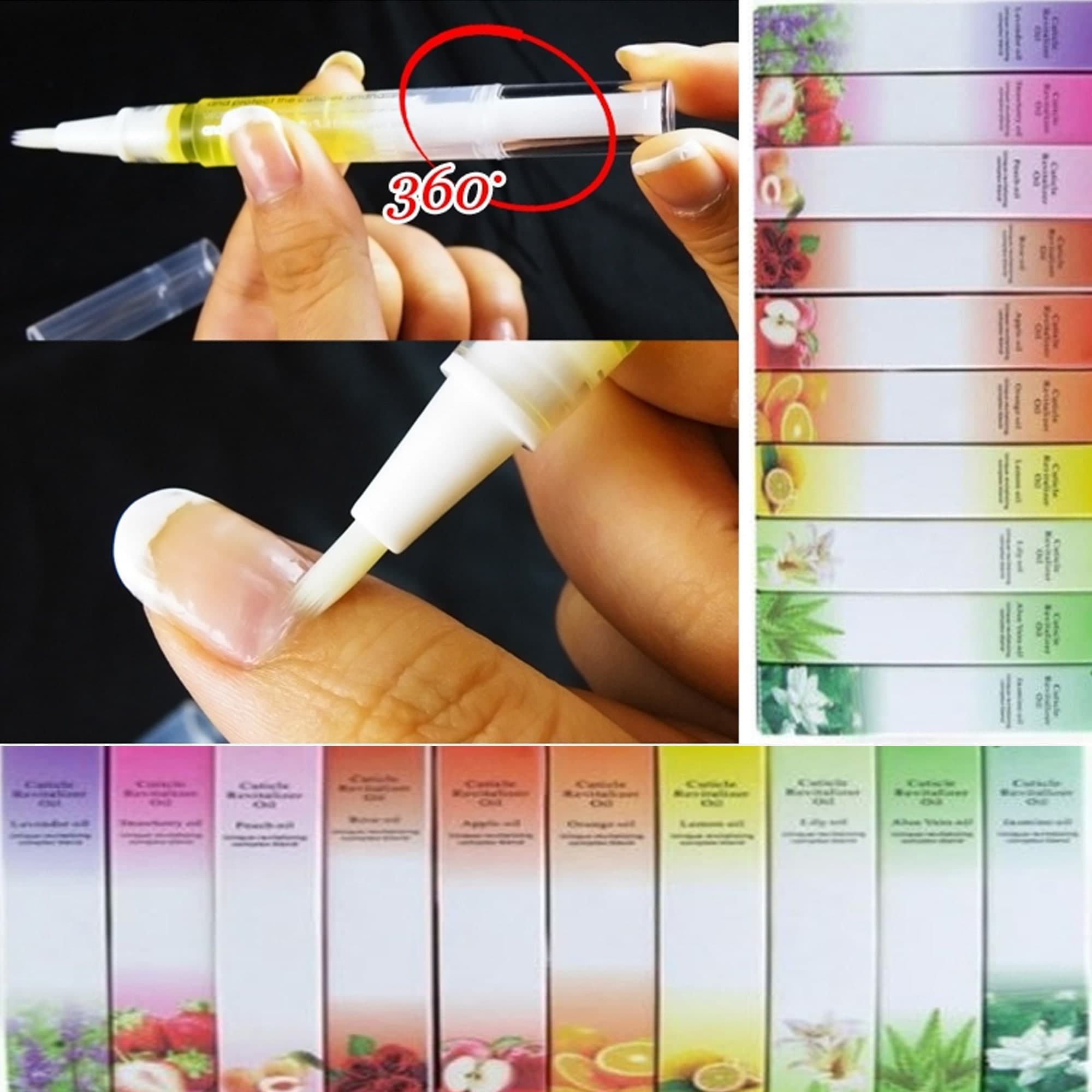 2X PENNA CUTICOLE OLIO RIVITALIZZANTE GEL CON VITAMINE E PANTENOLO UNGHIE UNGHIA