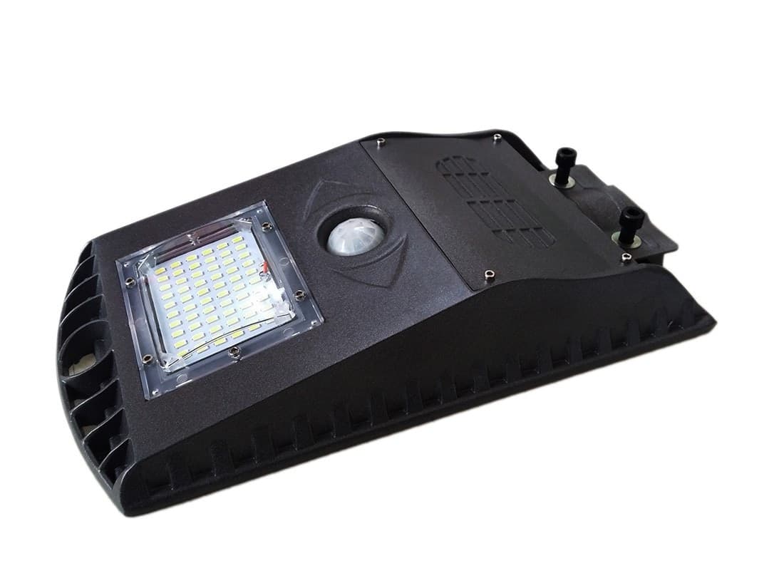 LAMPIONE FARO FARETTO SOLARE LAMPADA 60 LED SMD PER ESTERNI 30W PANNELLO SOLARE - 5