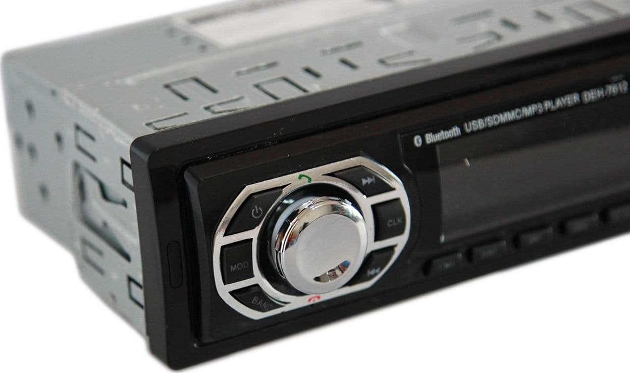 AUTORADIO STEREO AUTO BLUETOOTH FM LETTORE MP3 USB SD AUX LCD 60Wx4 DEH-7612 - 7