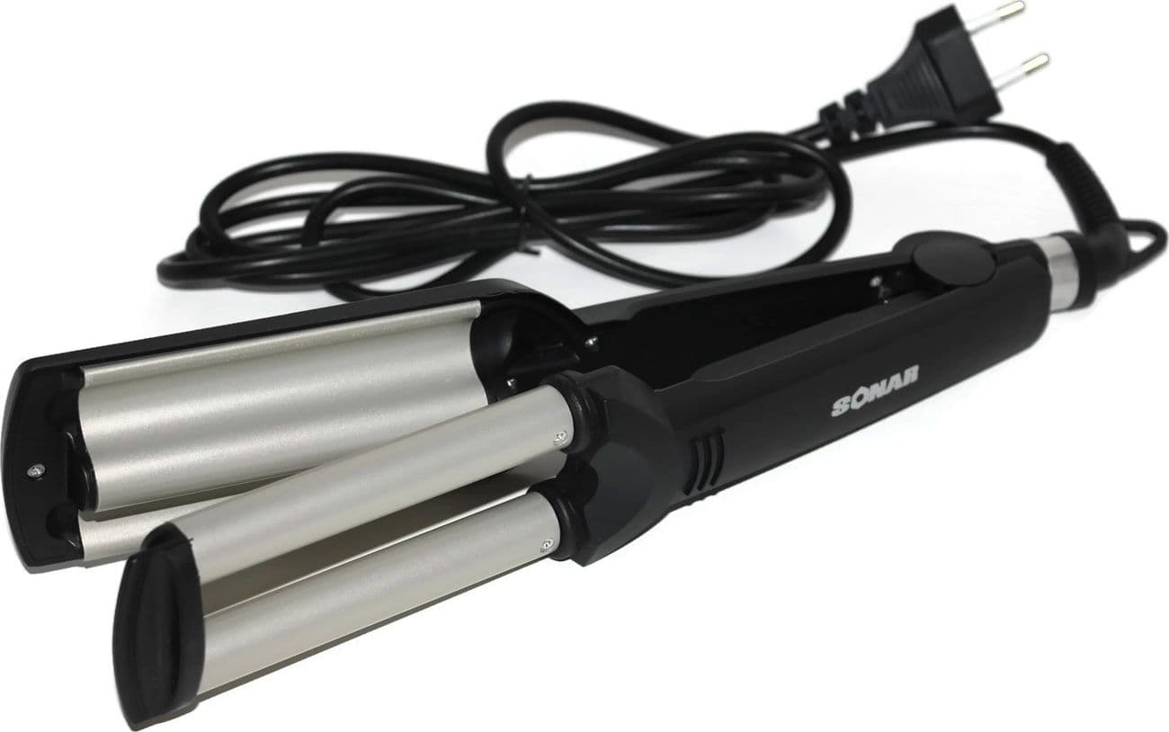 PIASTRA SONAR WAVE ENVY CAPELLI ONDULATI MOSSI ARRICCIA ONDE IN METALLO - 4