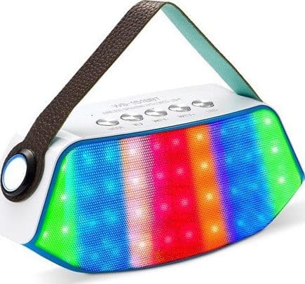 CASSA SPEAKER BLUETOOTH PORTATILE LED USB VIVAVOCE RADIO FM SMARTPHONE WS1518BT - 6