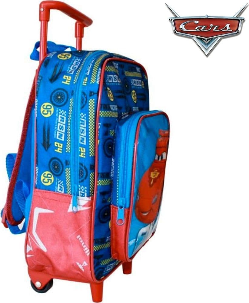 ZAINO TROLLEY CARS SAETTA MCQUEEN DISNEY ASILO SCUOLA BAMBINI VIAGGI 30 CM - 3