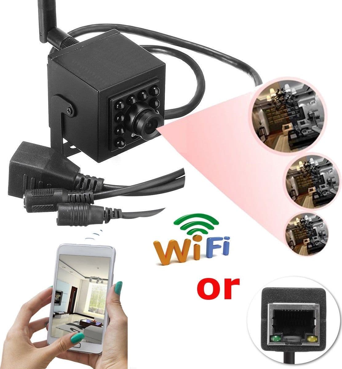 MINI CAMERA WIFI 1080P HD RETE IP CAMERA PINHOLE CAMERA VIDEO SORVEGLIANZA 228WF - 6