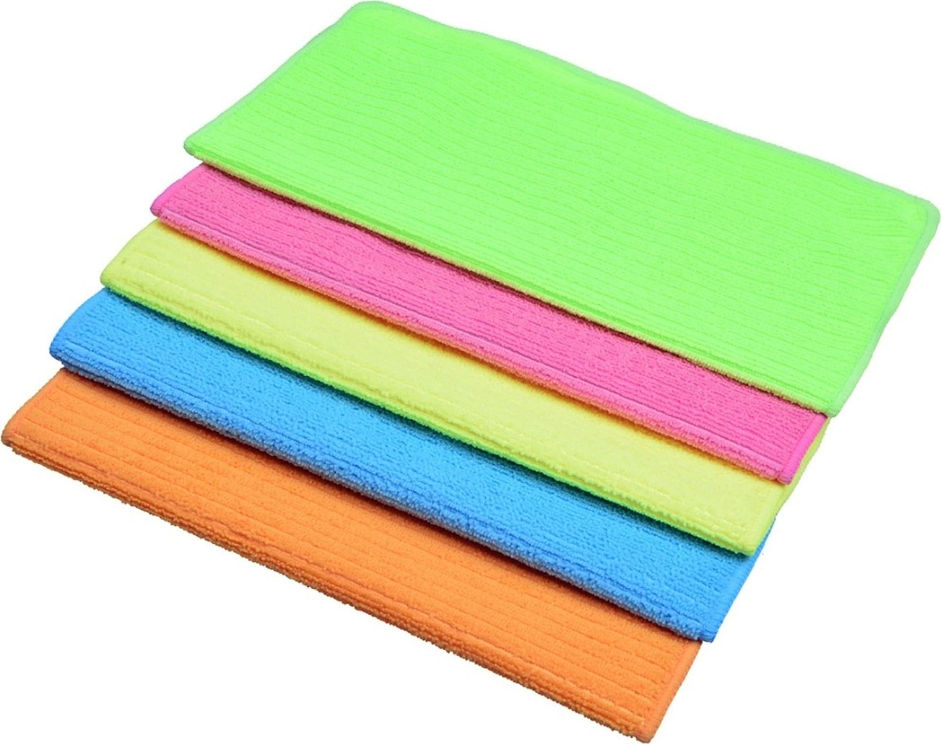 3 PEZZI PANNO STROFINACCIO DA CUCINA IN MICROFIBRA 30 X 30 CM PULIZIA CASA BAGNO - 2