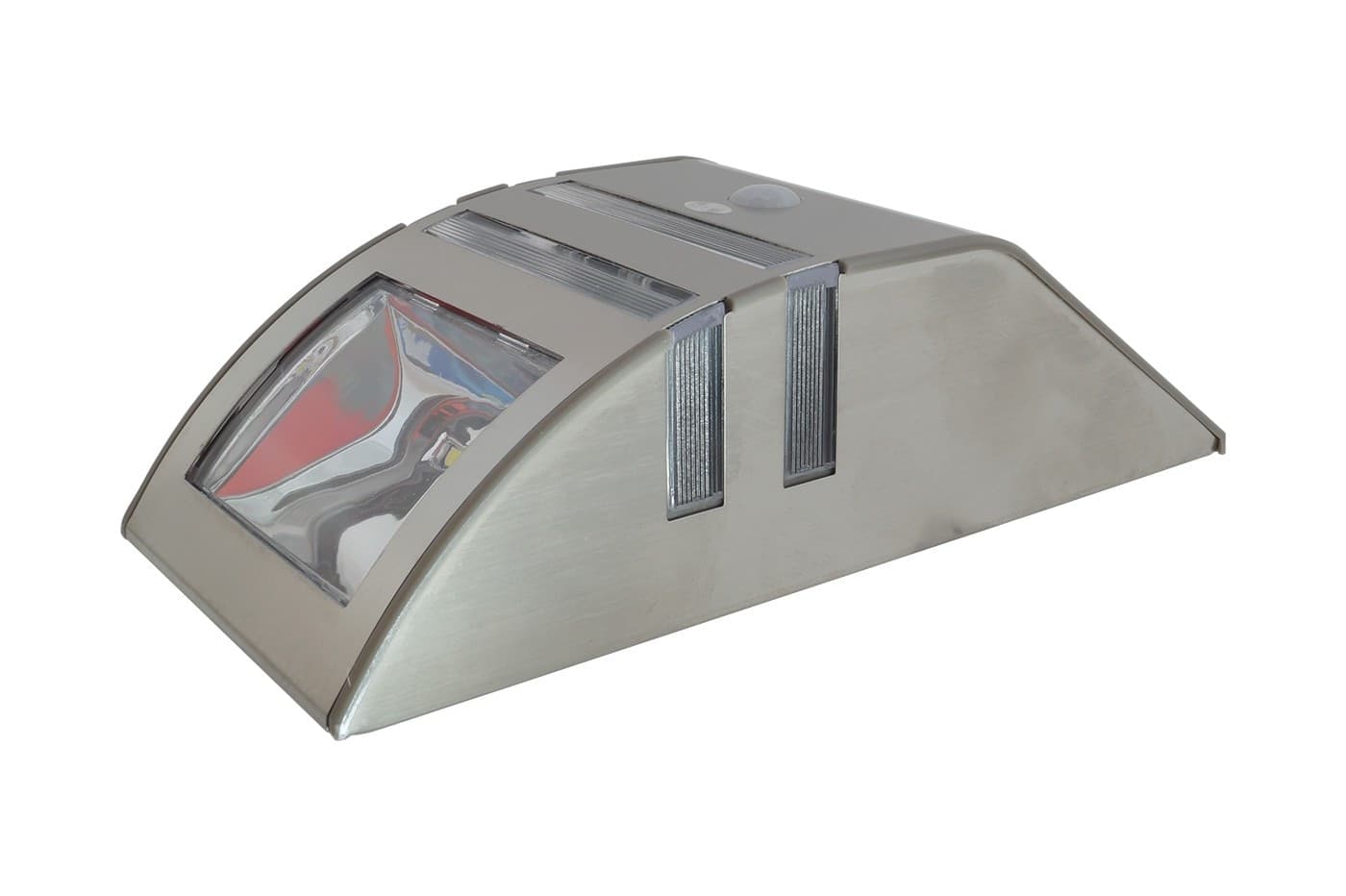 SEGNAPASSI LAMPADA LUCE LED CON PANNELLO SOLARE RICARICABIL SENSORE CREPUSCOLARE - 13
