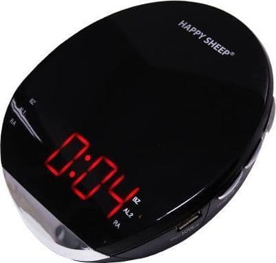 RADIO SVEGLIA RADIOSVEGLIA OROLOGIO DA TAVOLO AM/FM DIGITALE LCD LED ROSSO - 5