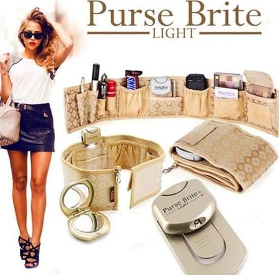 ORGANIZER ORGANIZZATORE PER BORSA E VALIGIE PURSE BRITE CON LED CINTURA ORDYBAG - 5