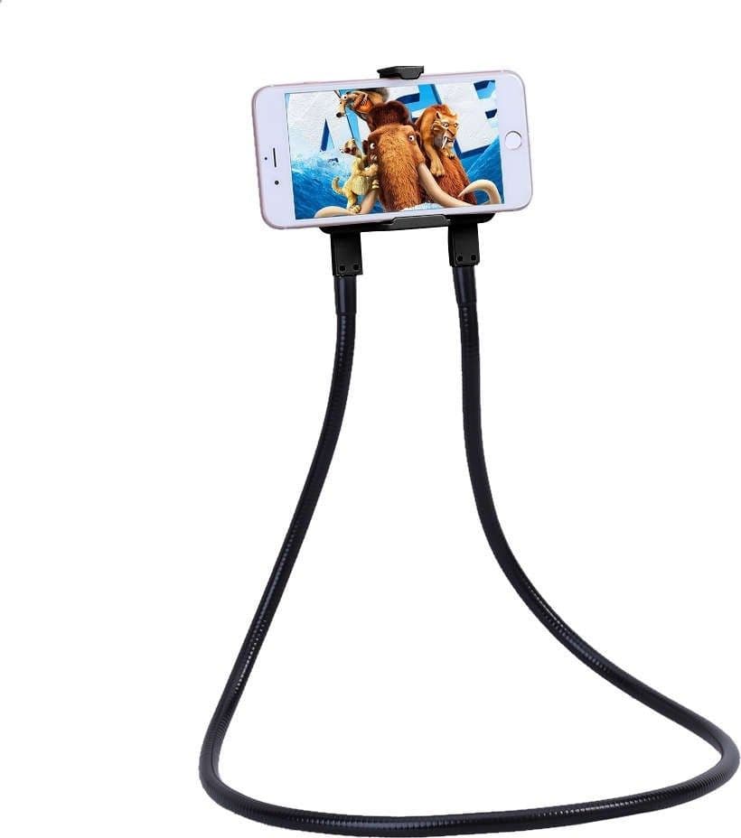 STAND SUPPORTO FLESSIBILE UNIVERSALE PER SMARTPHONE CELLULARE LAZY HOLDER 360° - 5