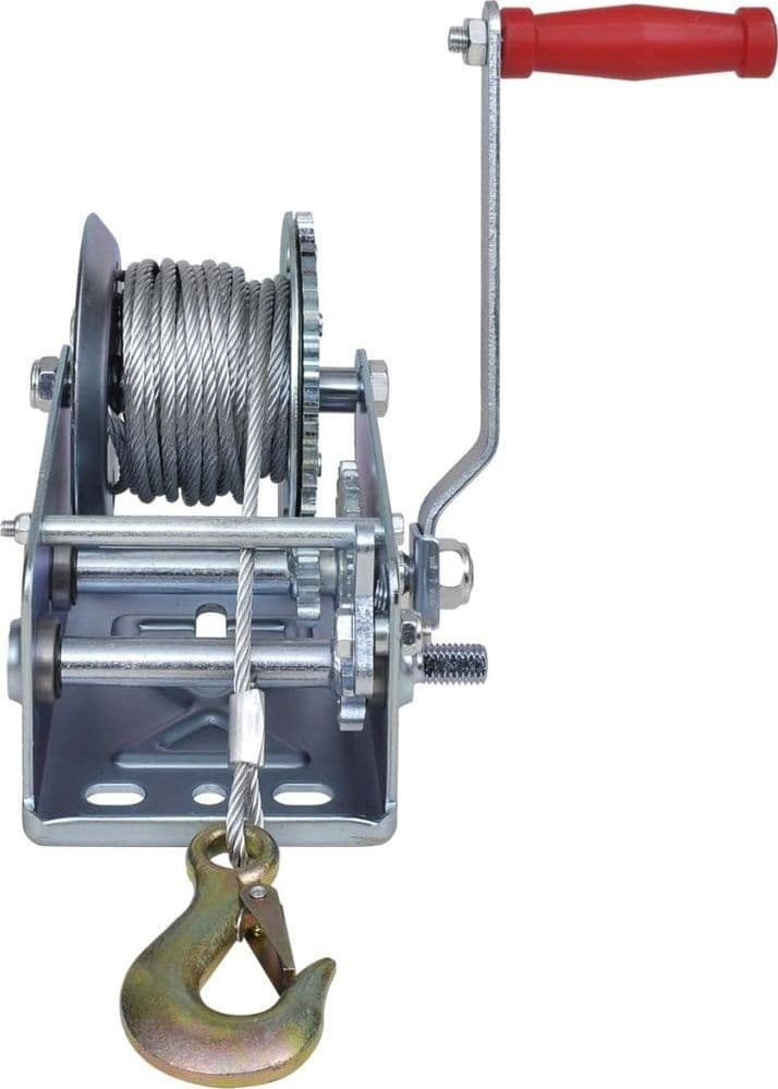 PARANCO MONTACARICHI VERRICELLO GANCIO MANUALE ARGANO 1350 KG CAVO DA 10 MT - 6