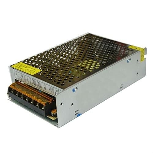 ALIMENTATORE STABILIZZATO TRASFORMATORE USCITA A 5V 10A STRISCE LED, TELECAMERE