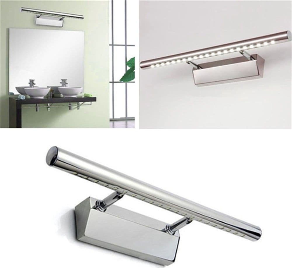 APPLIQUE LAMPADA PER SPECCHIO BAGNO DA PARETE CON 21 LED LUCE BIANCO FREDDO - 6