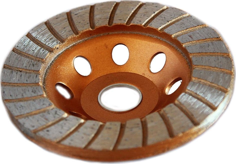 DISCO DIAMANTATO PER MARMO CEMENTO MATTONI DA 115 MM SMERIGLIATRICE FLEX STRETTO - 3