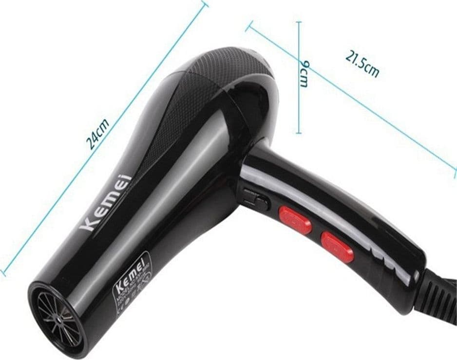 ASCIUGACAPELLI PHONO PHON PER CAPELLI PROFESSIONALE DA SALONE 1800W WATT - 3