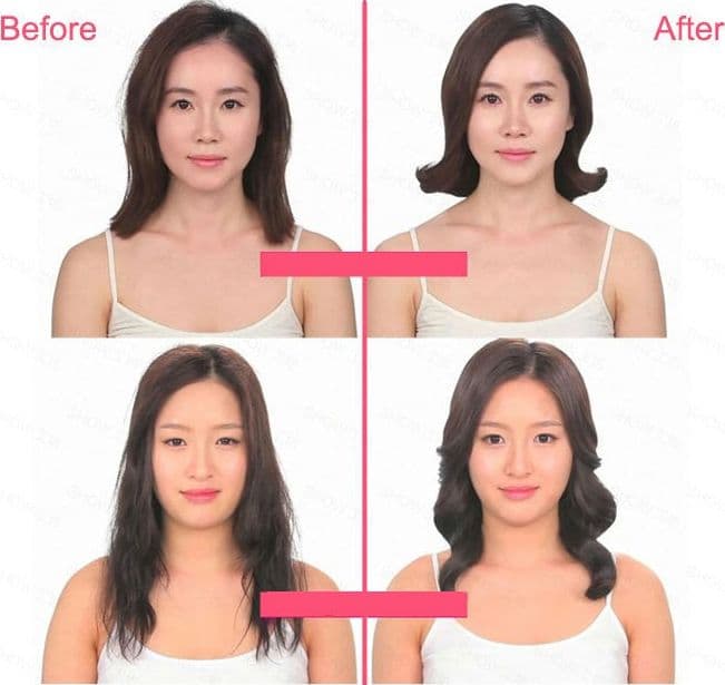 PIASTRA PER CAPELLI ROTANTE IN CERAMICA PROFESSIONALE 35W LISCIO RICCI 2 IN 1 - 8