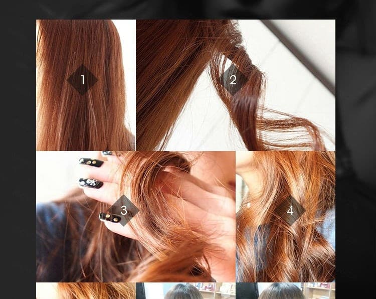 PIASTRA PER CAPELLI ROTANTE IN CERAMICA PROFESSIONALE 35W LISCIO RICCI 2 IN 1 - 10