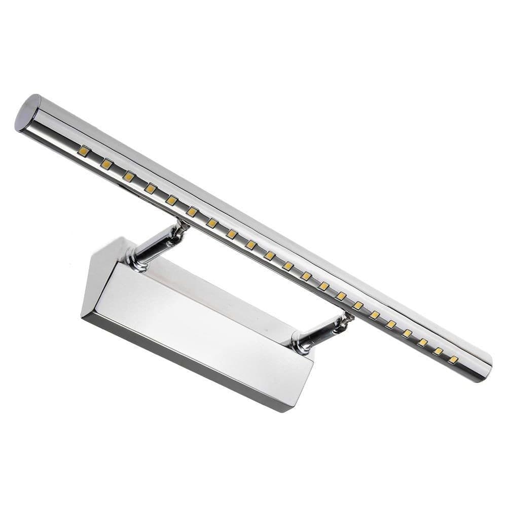 APPLIQUE LAMPADA PER SPECCHIO BAGNO DA PARETE CON 30 LED LUCE BIANCO FREDDO - 6