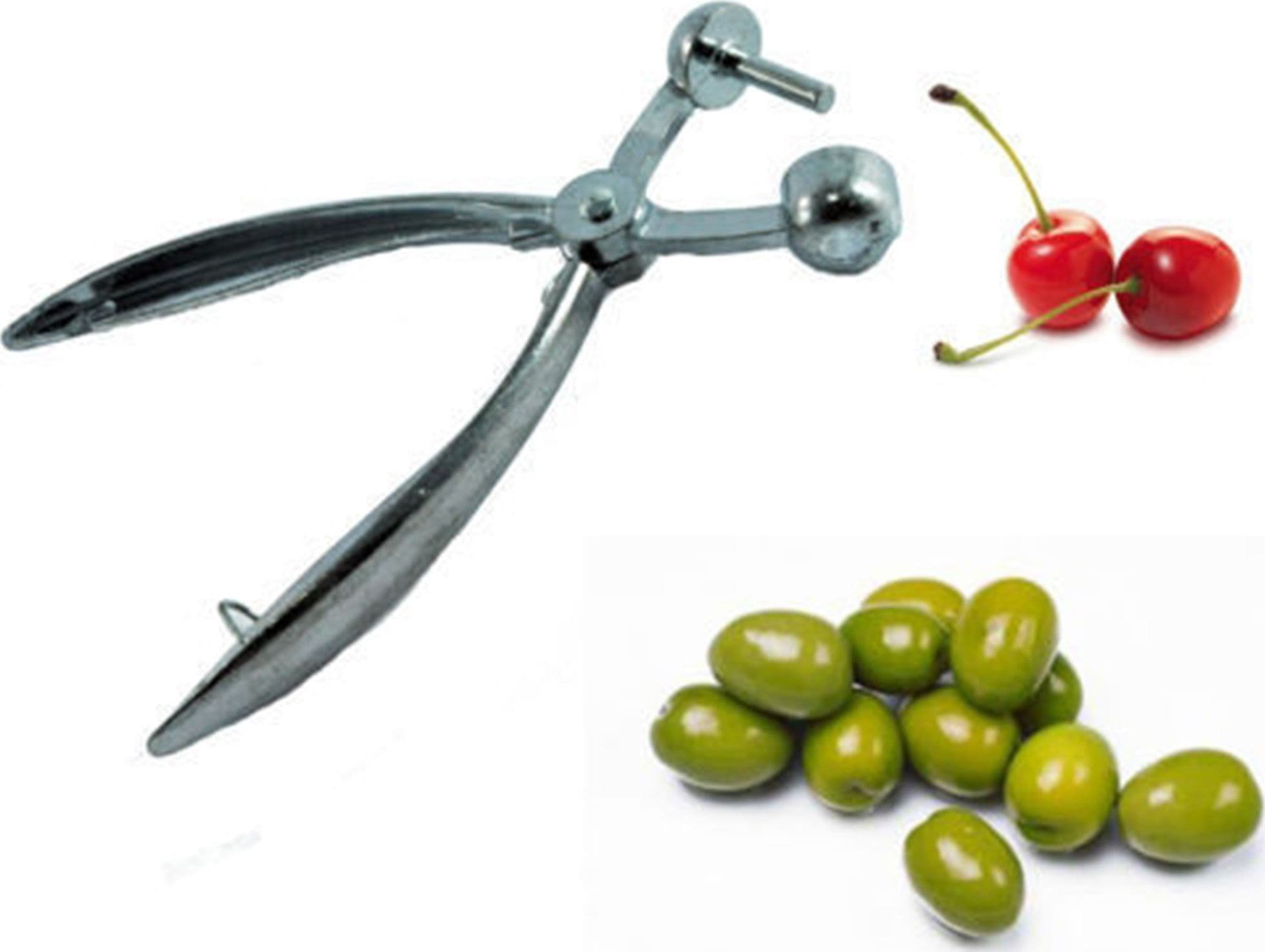 SNOCCIOLATORE MANUALE PER CILIEGIE E OLIVE SNOCCIOLA OLIVE CILIEGIE ALLUMINIO
