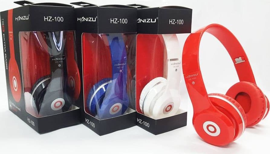 CUFFIE AURICOLARI HANIZU HZ-100 STEREO HD SMARTPHONE PC MP3 CD EXTRA BASS - 6