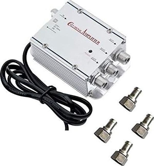 AMPLIFICATORE SEGNALE TV SDOPPIATORE ANTENNA 3 USCITE DIGITALE TERRESTRE - 3