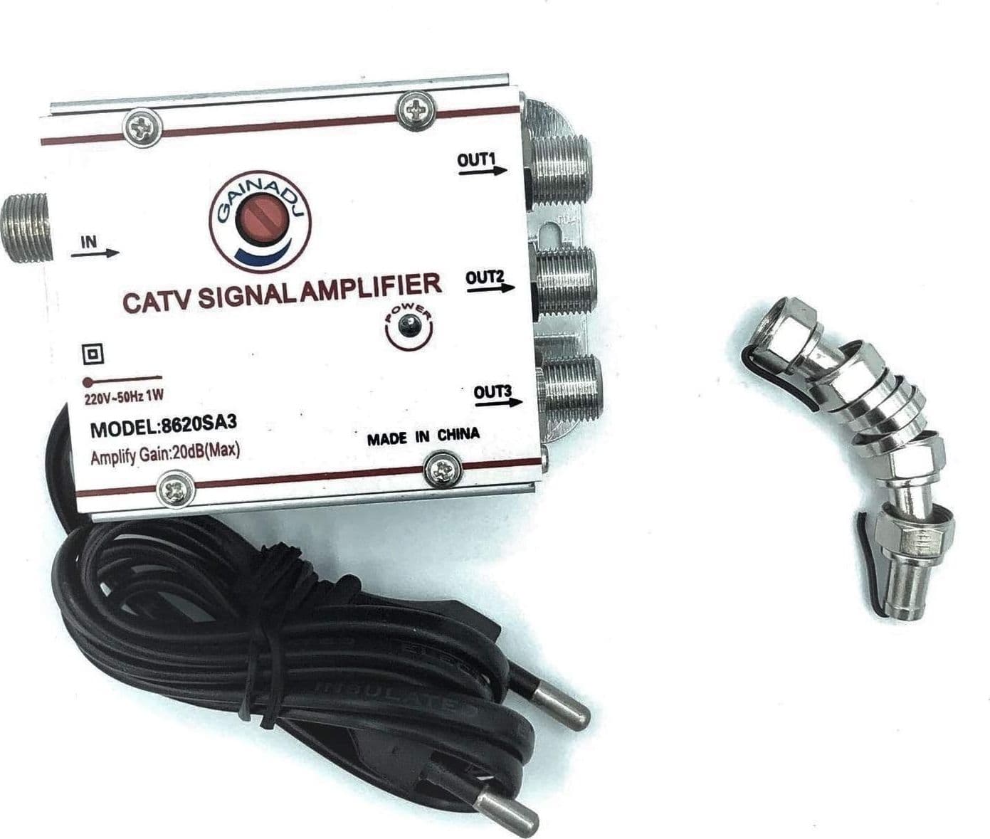 AMPLIFICATORE SEGNALE TV SDOPPIATORE ANTENNA 3 USCITE DIGITALE TERRESTRE - 5