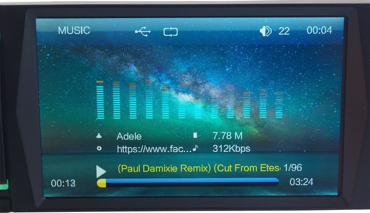 AUTORADIO CON DISPLAY LCD 3.6" BLUETOOTH MP3 MP5 USB SD MP-400U - 4