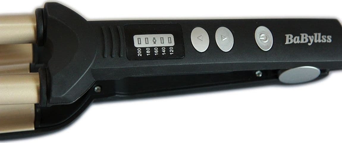 PIASTRA PER CAPELLI ONDULATI EFFETTO ONDE ARRICCIACAPELLI CERAMICA 200° - 4