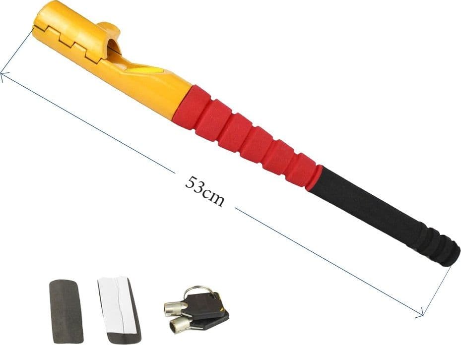 BLOCCASTERZO BLOCCA VOLANTE ANTIFURTO AUTO MAZZA BASEBALL DIFESA BLINDOSTERZO - 4