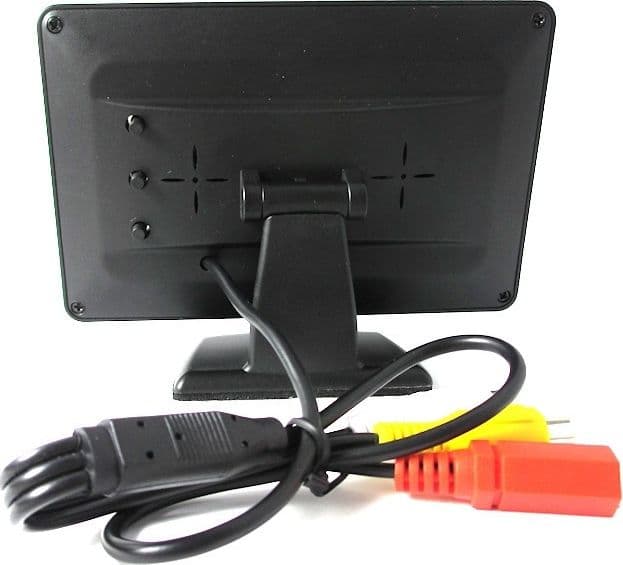 KIT TELECAMERA RETROMARCIA MONITOR 4,3" TFT LCD STAFFATA CABLATA AUTO CAMPER - 3