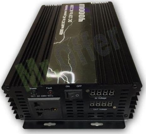 Inverter di corrente auto 4000W trasformatore di corrente convertitore camper