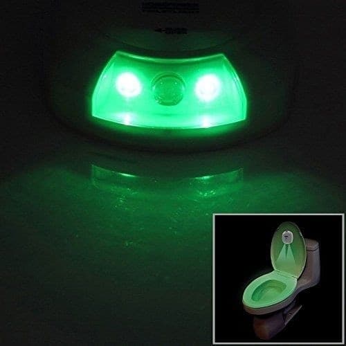 SENSORE PIR DI MOVIMENTO PER TAVOLETTA WATER BAGNO CON LAMPADA LED ROSSA E VERDE - 3