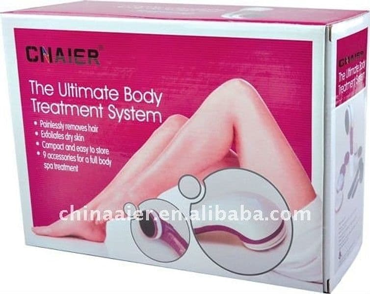 TRATTAMENTO CORPO 5 IN 1 DEPILATORE MASSAGGIATORE RIMUOVI CALLI PULIZIA VISO - 6