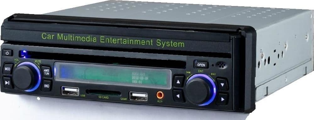 AUTORADIO DVD STEREO 1 DIN DISPLAY SCOMPARSA 7.5 RADIO MP3 AUX USB SD AV - 2