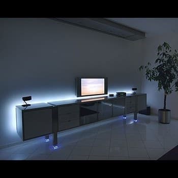 STRISCIA LED 5050 FLESSIBILE 4,5M CON + ALIMENTATORE LUCE BIANCO FREDDO CALDO - 2