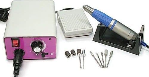FRESA RICOSTRUZIONE PROFESSIONALE UNGHIE MANICURE NAIL ART MM 25000 GIRI PER GEL - 2