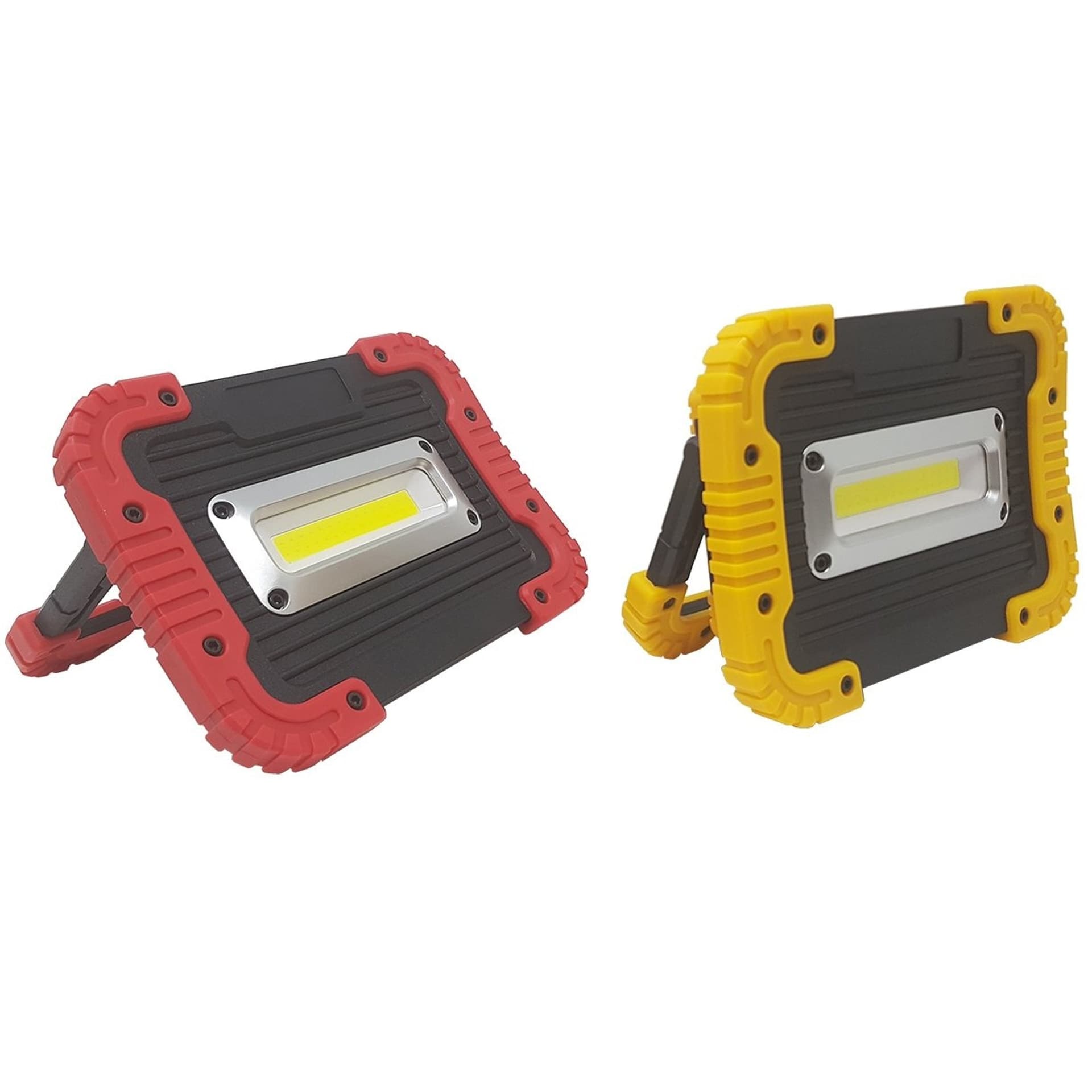 FARO LED LAMPADA LAVORO COB PORTATILE ANTIURTO PROFESSIONALE 450 LUMENS A PILE - 2